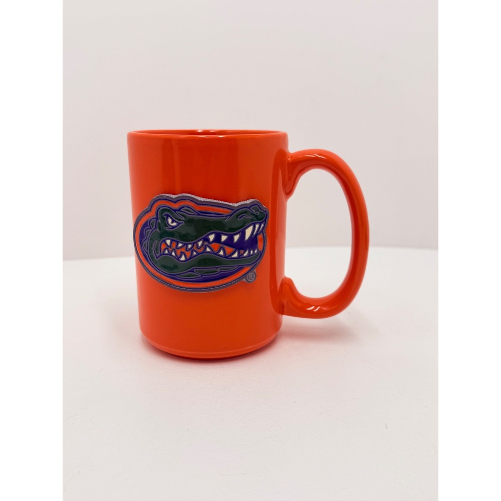 Florida Gators 16 oz Orange Ceramic Coffee Mug Raised 3-D Logo NCAA Licensed New